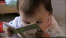 baby reading